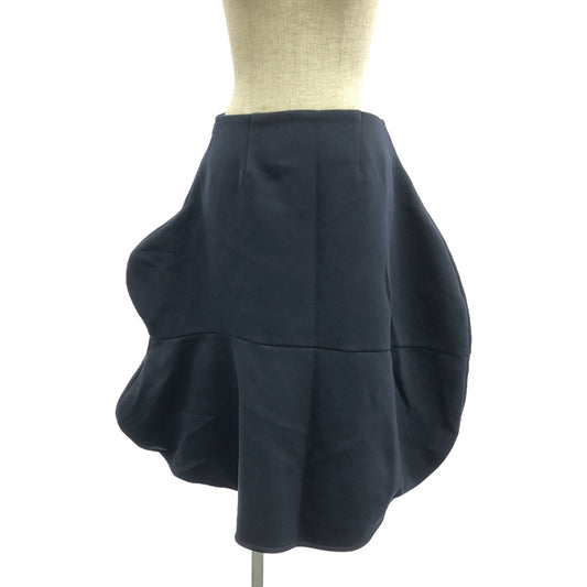 nagonstans / ナゴンスタンス | 2024AW | knee length curve skirt カーブスカート | M | ネイビー | レディース