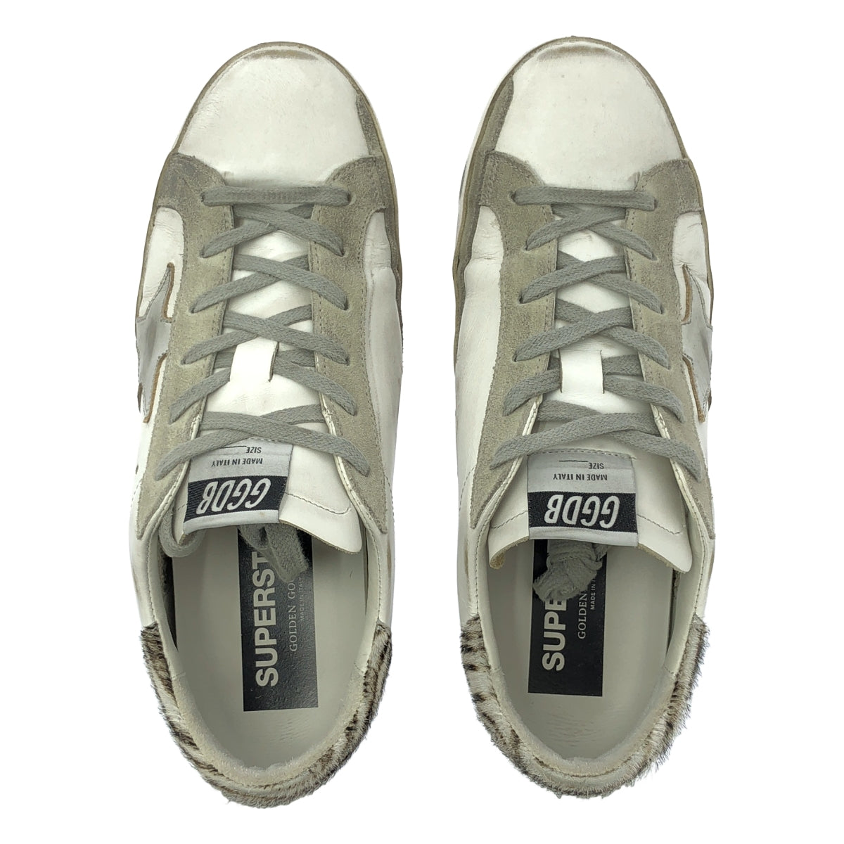 GOLDEN GOOSE / ゴールデングース | SNEAKERS SUPERSTAR / ダメージ加工 ローカット レザー スニーカー | 40 |