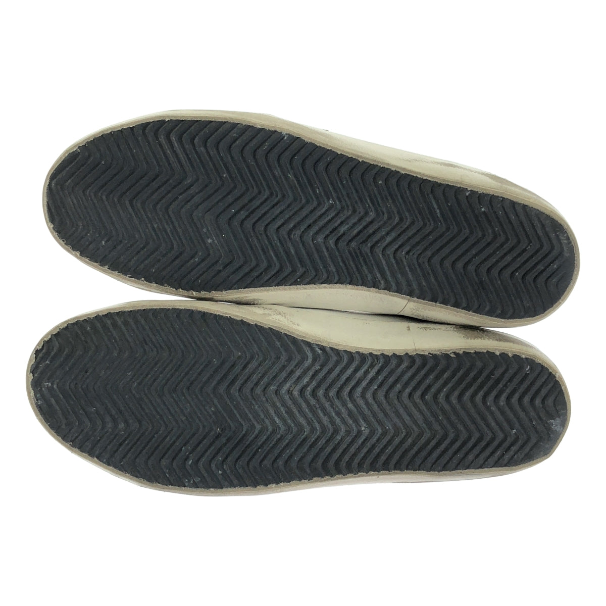 GOLDEN GOOSE | SUPERSTAR 運動鞋 | 做舊低筒皮革運動鞋 | 40 碼 | 白色/銀色 | 女款