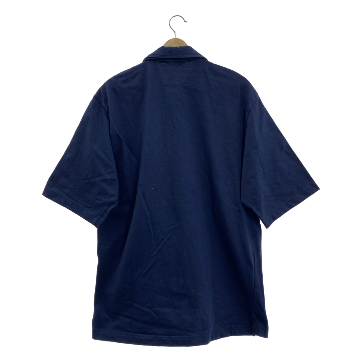 MARNI | 2024SS | 有機棉針織春夏 Polo 衫 | 48 | 海軍藍 | 男款