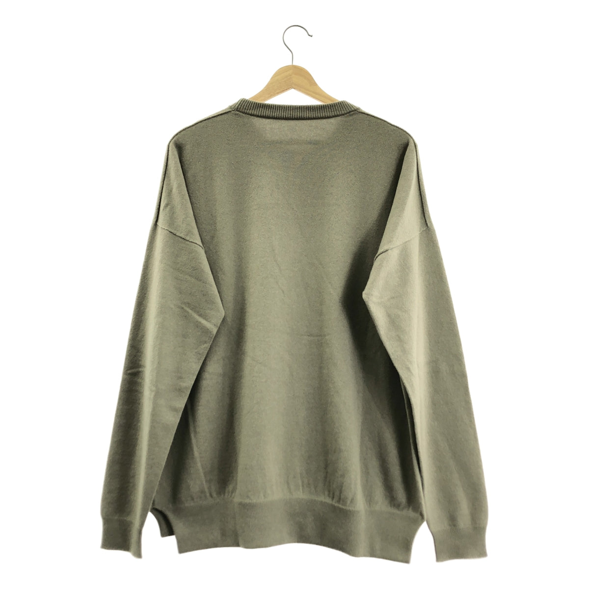 UNITED ARROWS &amp; SONS | 羊絨側開衩圓領毛衣 | M碼 | 男士