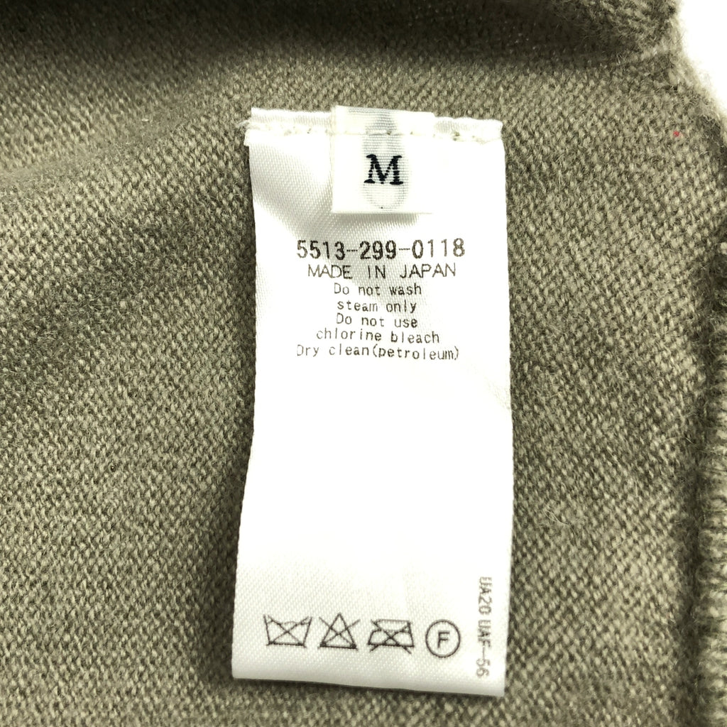 UNITED ARROWS &amp; SONS | 羊絨側開衩圓領毛衣 | M碼 | 男士