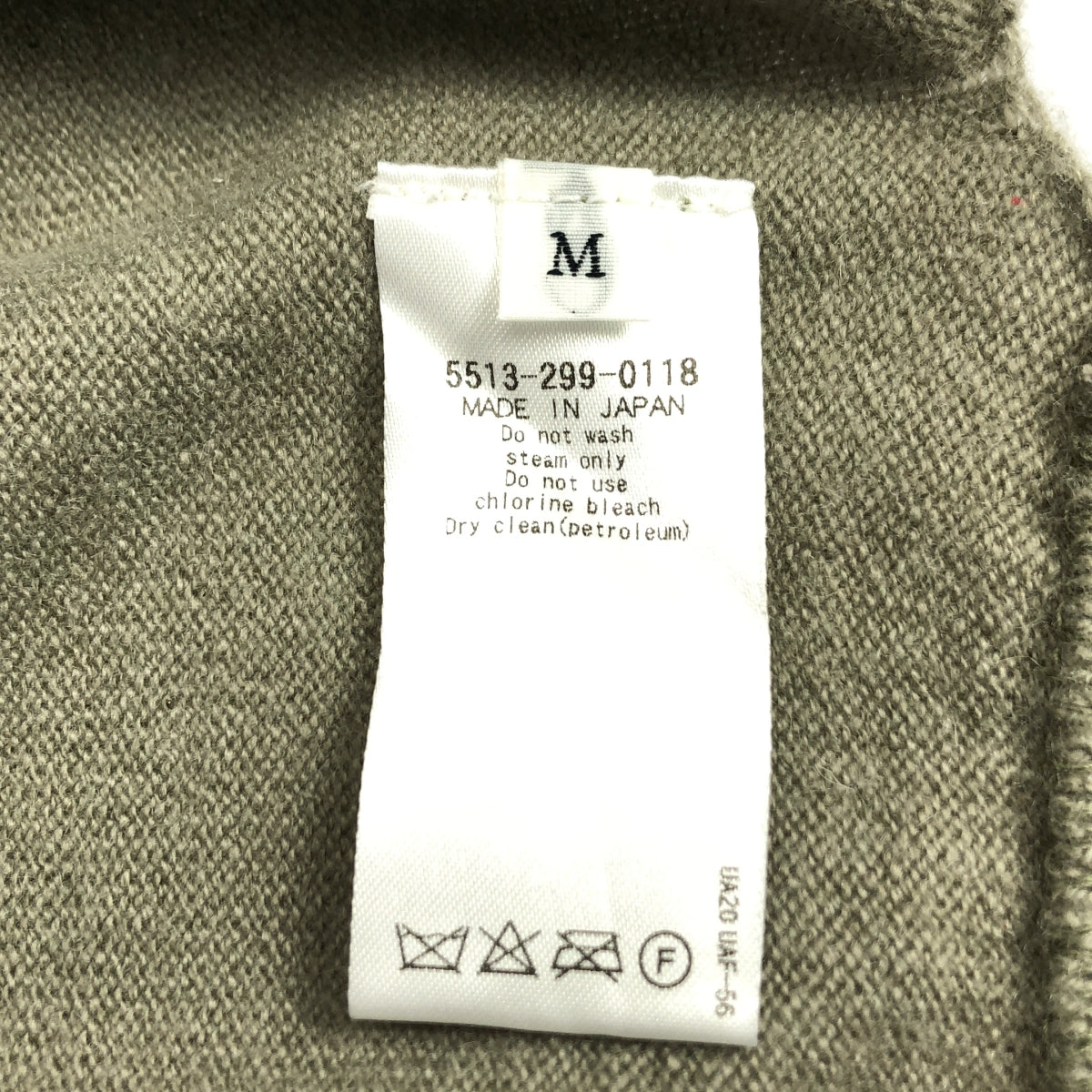 UNITED ARROWS &amp; SONS | 羊絨側開衩圓領毛衣 | M碼 | 男士