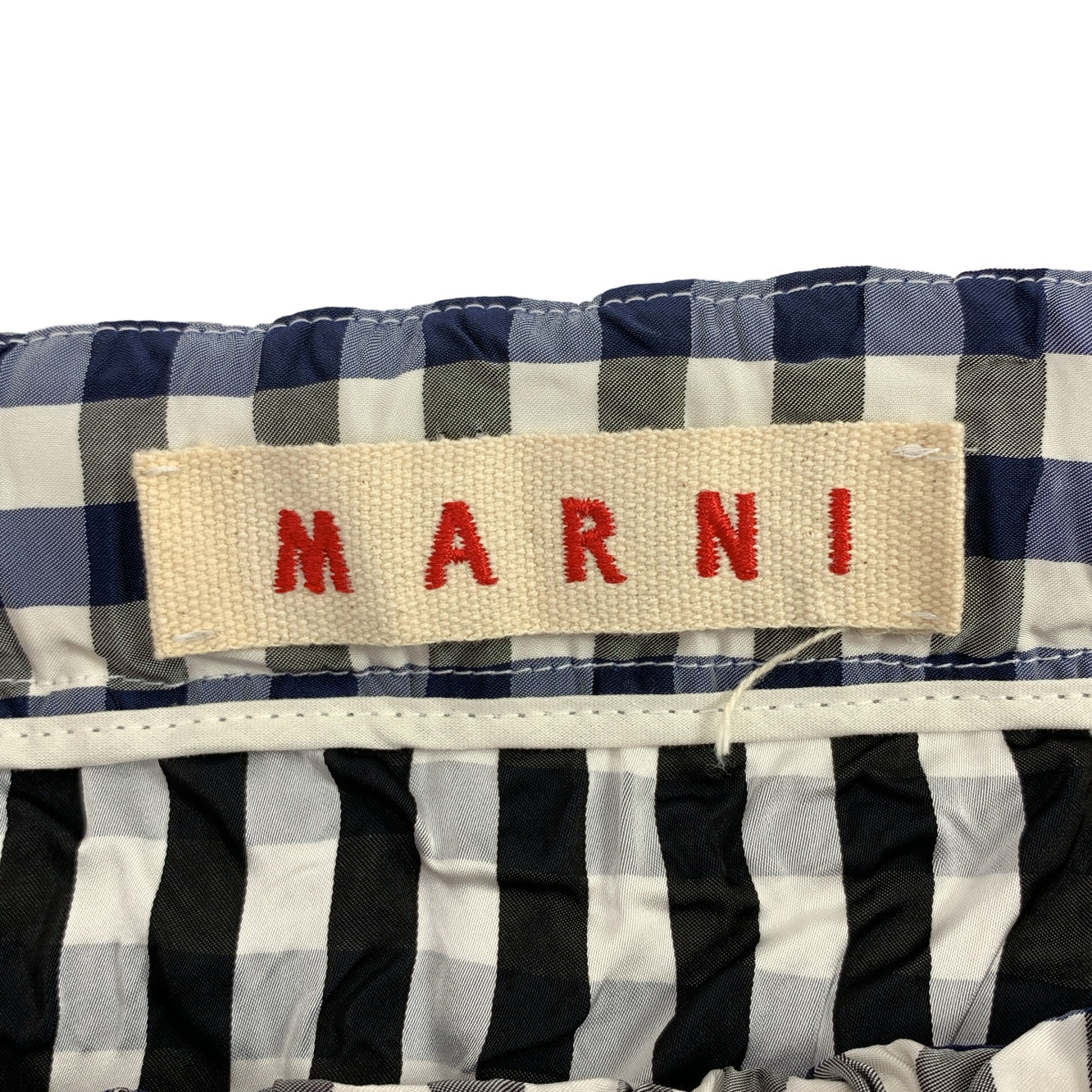 MARNI / マルニ | レーヨン ギンガムチェック イージースカート | 40 | レディース
