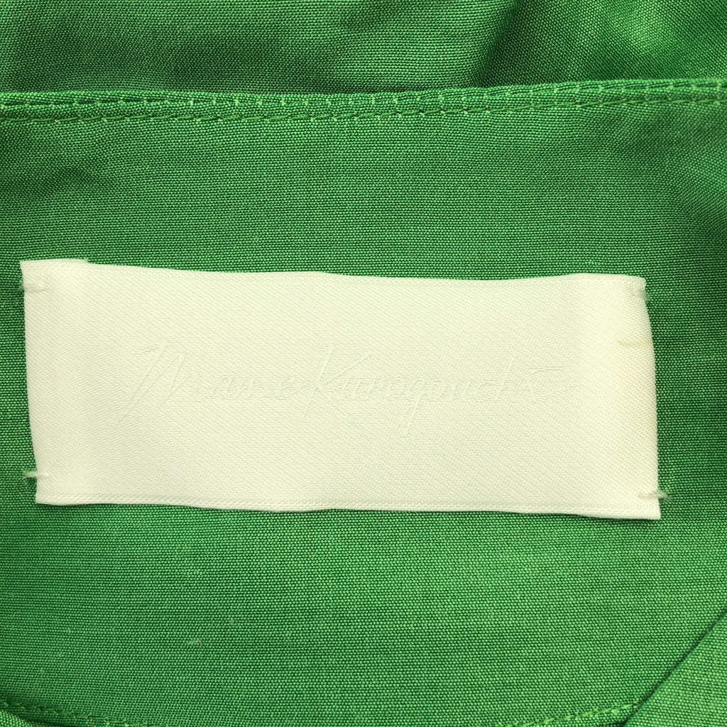 Mame Kurogouchi / マメクロゴウチ | 2022SS | Silk Cotton Puff-Sleeve Dress シルク パフスリーブ ドレス ワンピース | 2 | レディース