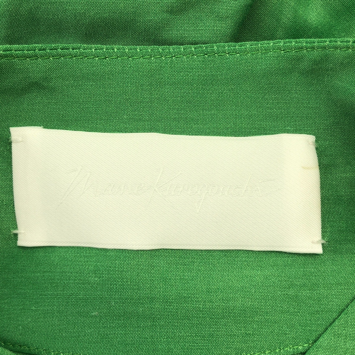 Mame Kurogouchi / マメクロゴウチ | 2022SS | Silk Cotton Puff-Sleeve Dress シルク パフスリーブ ドレス ワンピース | 2 | レディース