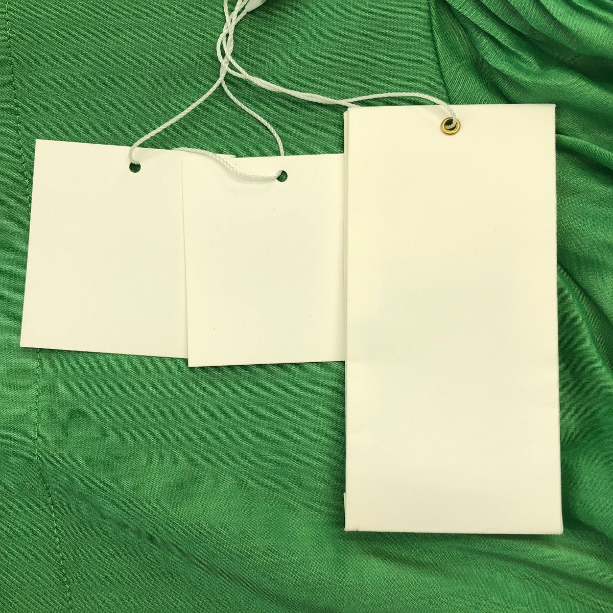 Mame Kurogouchi / マメクロゴウチ | 2022SS | Silk Cotton Puff-Sleeve Dress シルク パフスリーブ ドレス ワンピース | 2 | レディース