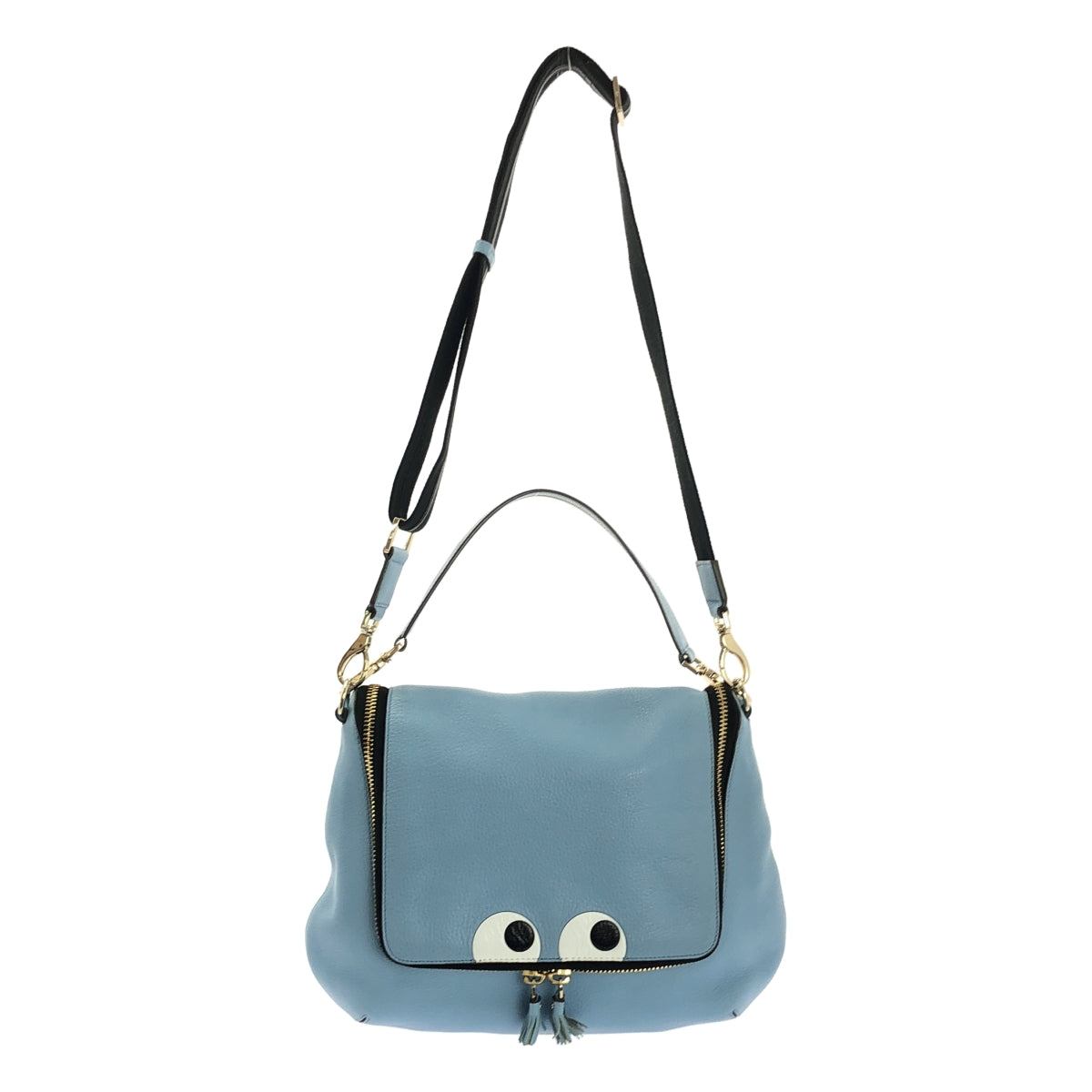 ANYA HINDMARCH / アニヤハインドマーチ | Maxi Zip Satchel Eyes 2way クロスボディ ショルダーバッグ |