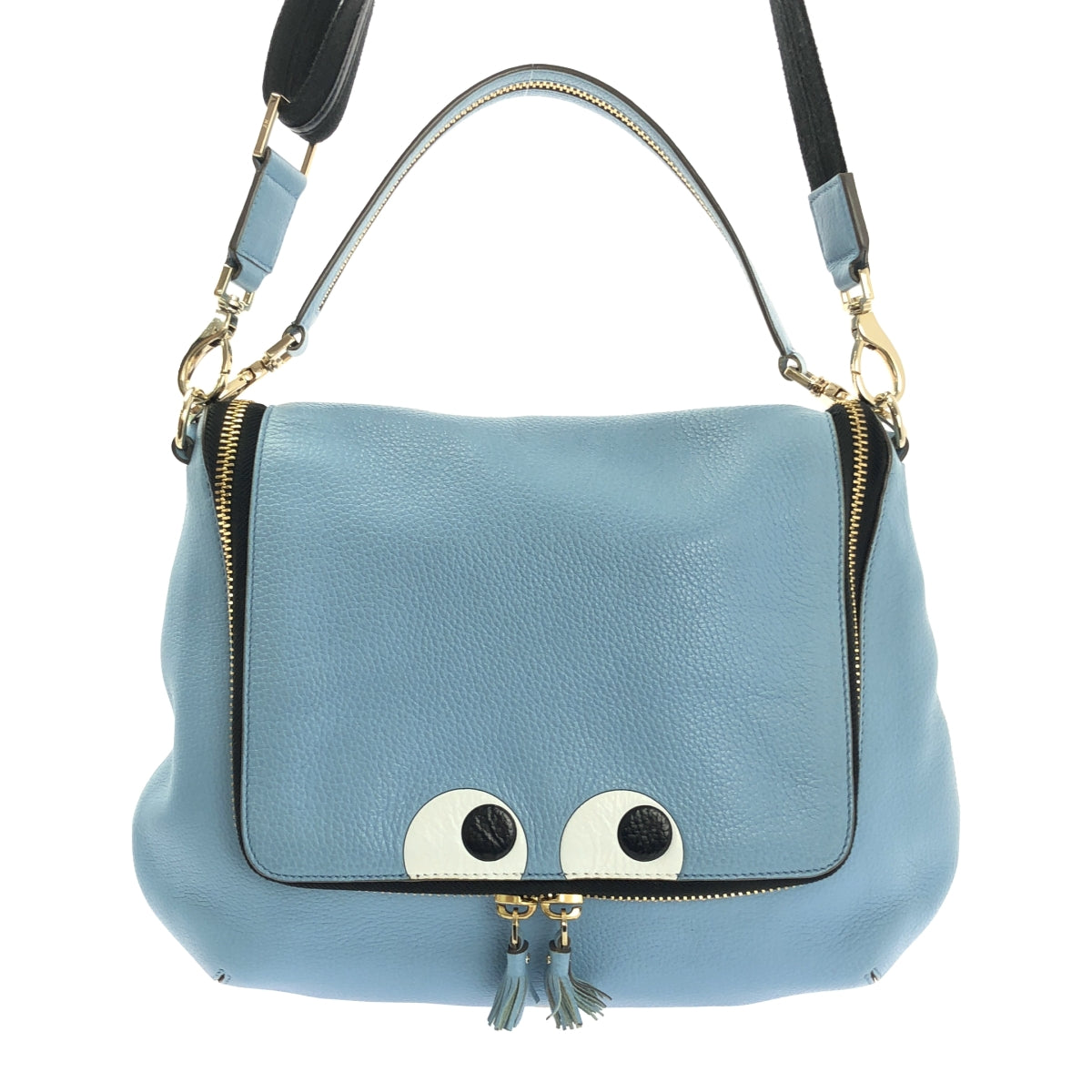 ANYA HINDMARCH / アニヤハインドマーチ | Maxi Zip Satchel Eyes 2way クロスボディ ショルダーバッグ |