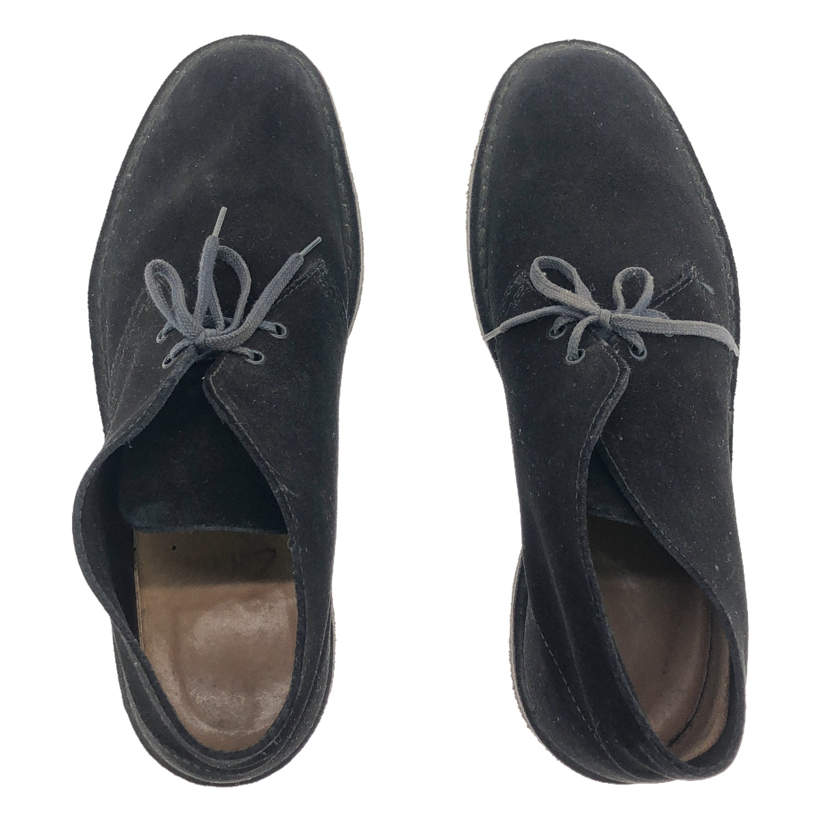 clarks / Clarks | DESERT BOOT Suede Leather Desert Boots | UK8 | Black | Men's