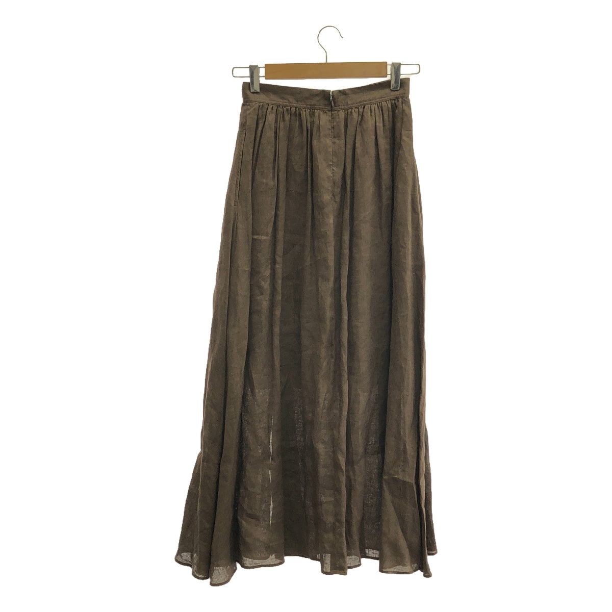 Plage / Plage | 2023SS | Linen Gathered Slit Skirt | 36 | Women's