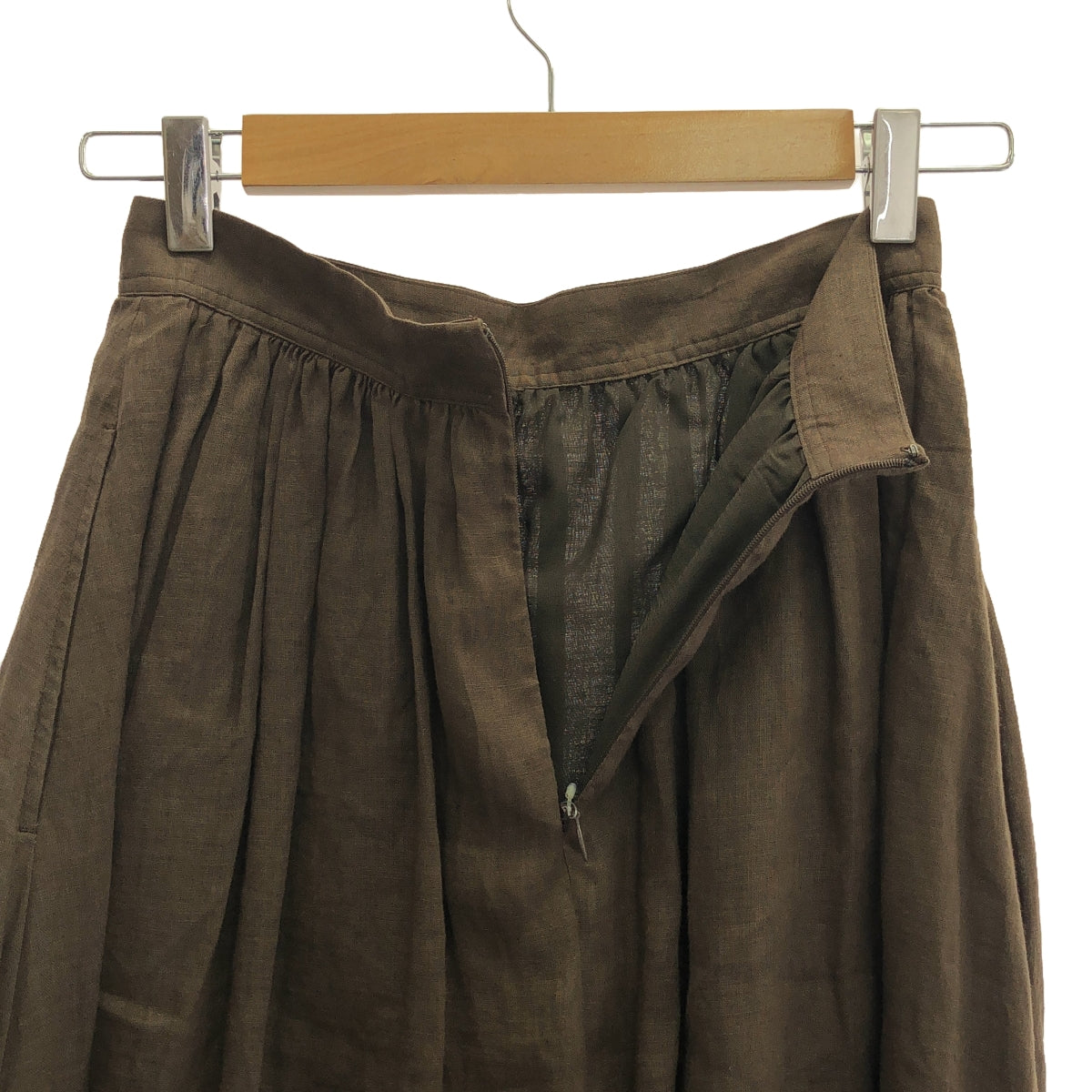 Plage / Plage | 2023SS | Linen Gathered Slit Skirt | 36 | Women's