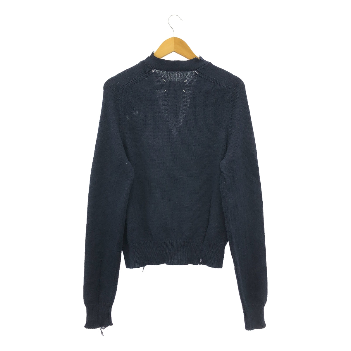 Maison Margiela | 2022AW | Decontracte Destroyed Cardigan | S | Navy | Women's