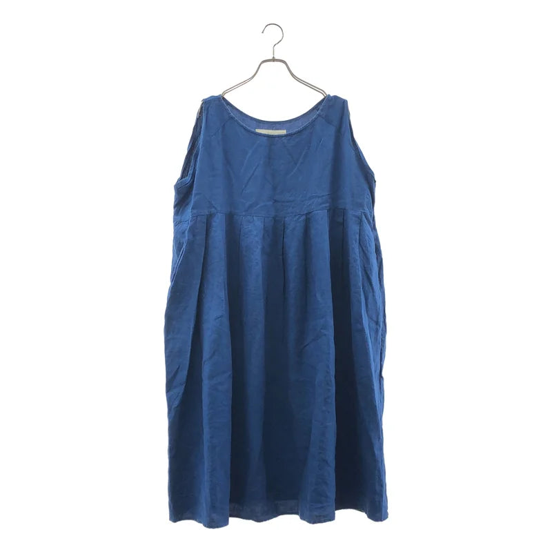 veritecoeur / ヴェリテクール | リネン ブレスタック ノースリーブ ワンピース | F | レディース