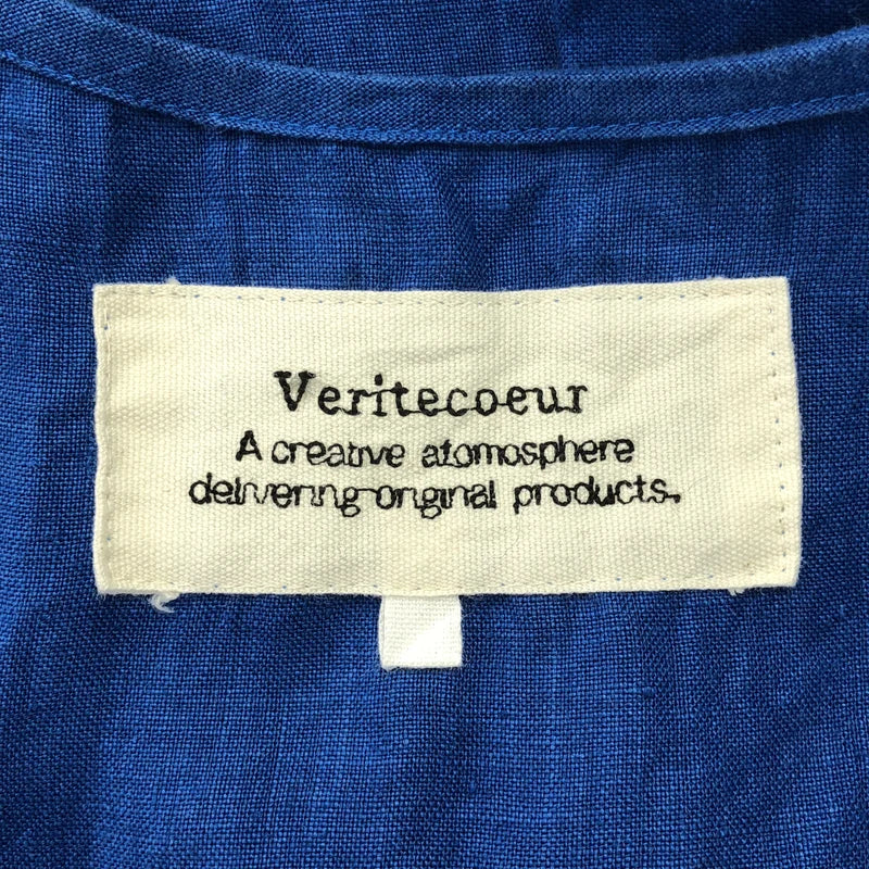 veritecoeur / ヴェリテクール | リネン ブレスタック ノースリーブ ワンピース | F | レディース