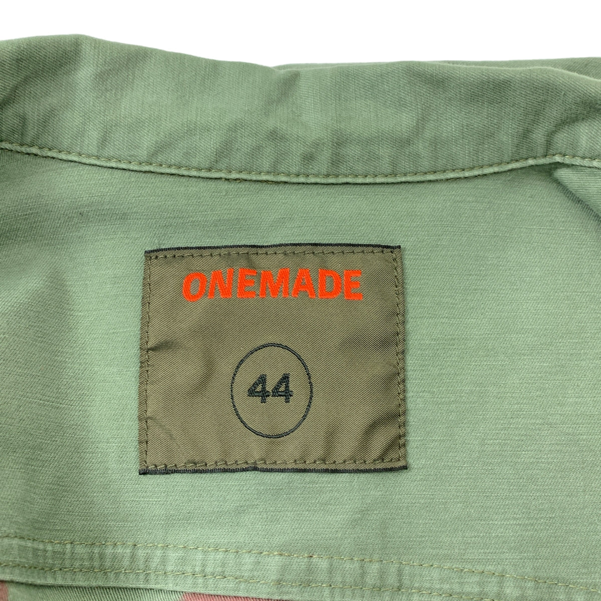 ONE MADE / ワンメイド | ワッペン ペイント ミリタリーシャツ | 44 | メンズ