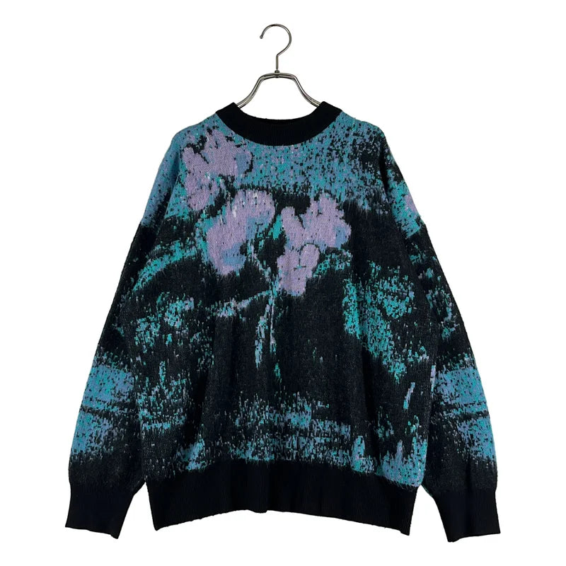 Maison Special / メゾンスペシャル | コンテンポラリーアート ジャガード ニット | 0 | メンズ