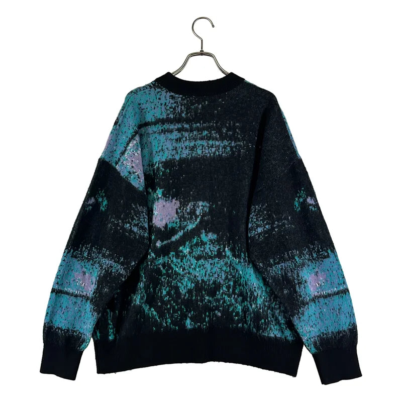 Maison Special / メゾンスペシャル | コンテンポラリーアート ジャガード ニット | 0 | メンズ