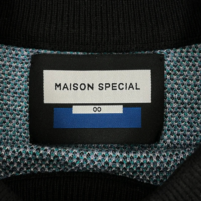 Maison Special / メゾンスペシャル | コンテンポラリーアート ジャガード ニット | 0 | メンズ