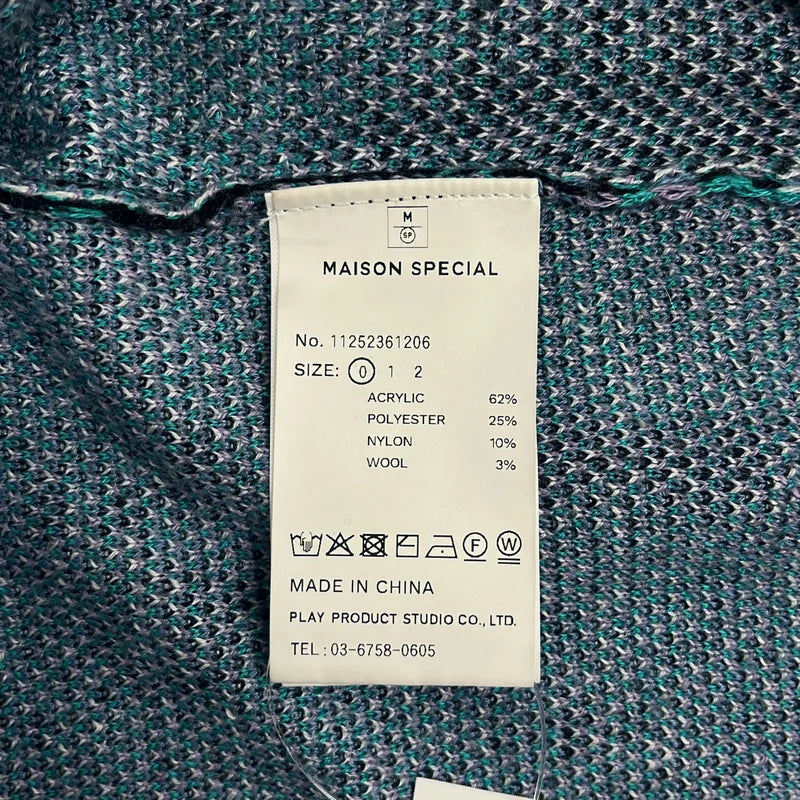 Maison Special / メゾンスペシャル | コンテンポラリーアート ジャガード ニット | 0 | メンズ