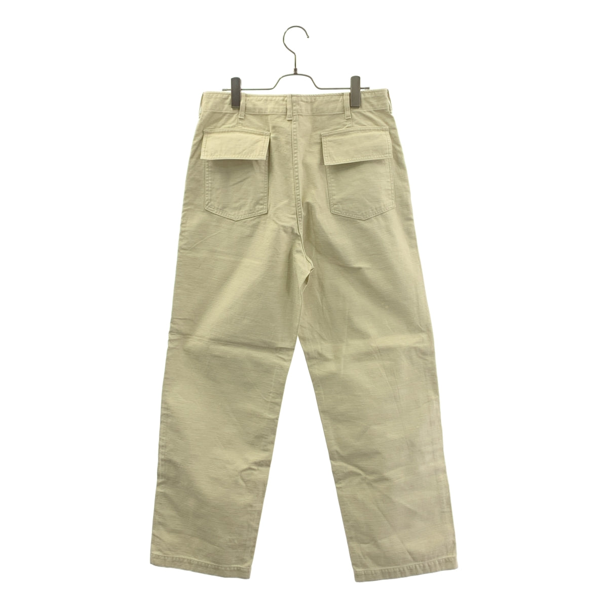 AURALEE / オーラリー | 2025AW | WASHED BAGGY SATIN BLEACHED BAKER PANTS ウォッシュド バギー ブリーチ ベイカーパンツ | 4 | メンズ