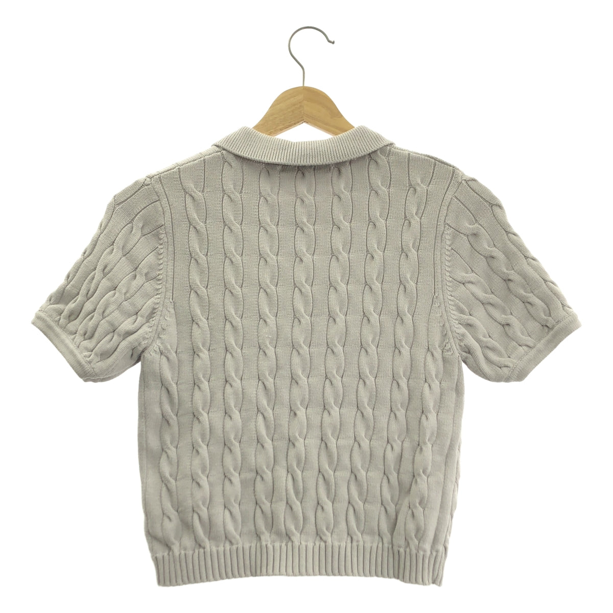トップス THE TOE Herald Short Sleeve Polo Knit THE TOE / ザトゥー | Herald Short Sleeve Polo Knit ケーブル