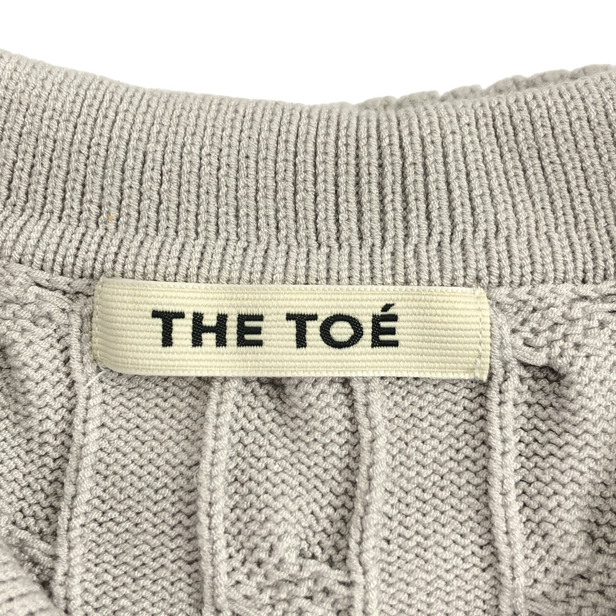 THE TOE / ザトゥー | Herald Short Sleeve Polo Knit ケーブル