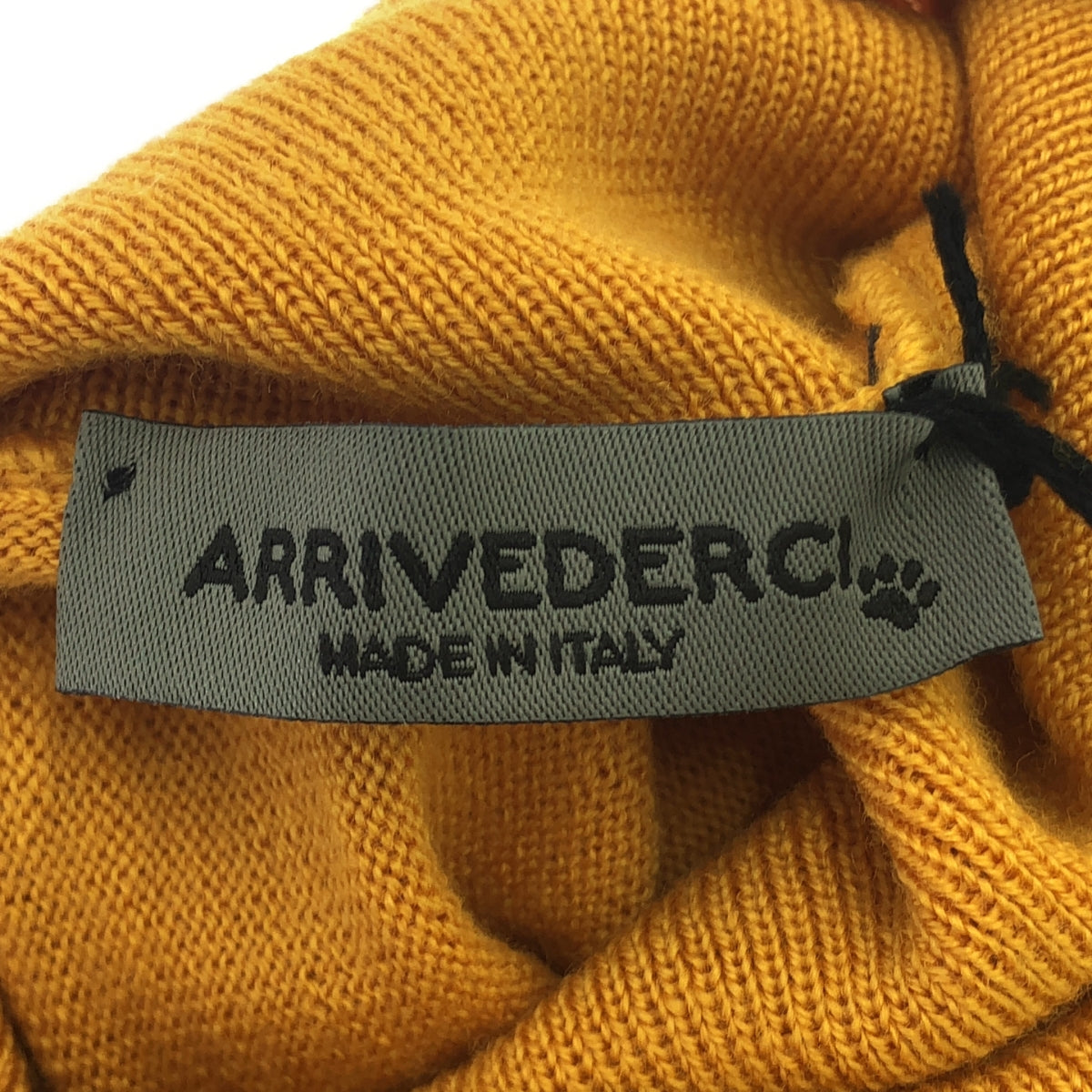 【美品】  ARRIVEDERCI / アリベデルチ | タートルネック ニット プルオーバー | 50 | yellow | メンズ