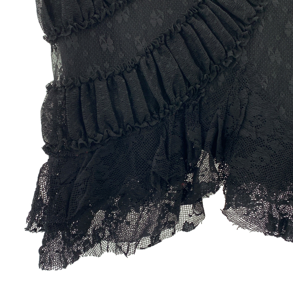 ANNA SUI / アナスイ | アシンメトリー レース ブラウス / 総裏地 | 2 | レディース