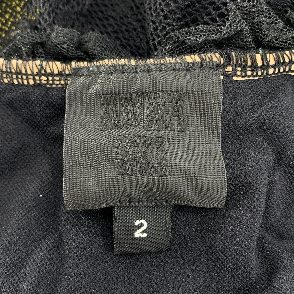 ANNA SUI / アナスイ | アシンメトリー レース ブラウス / 総裏地 | 2 | レディース