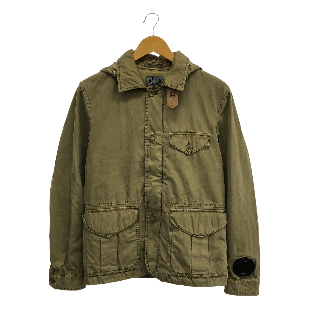 C.P. COMPANY / シーピーカンパニー | Pigment Dyed Mille Miglia Goggle Jacket / ゴーグル ジャケット フーディ | 44 | メンズ