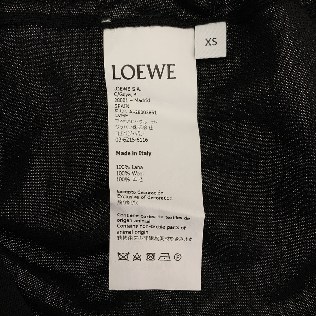 LOEWE / 로에베 | 울 비대칭 가디건 | XS |