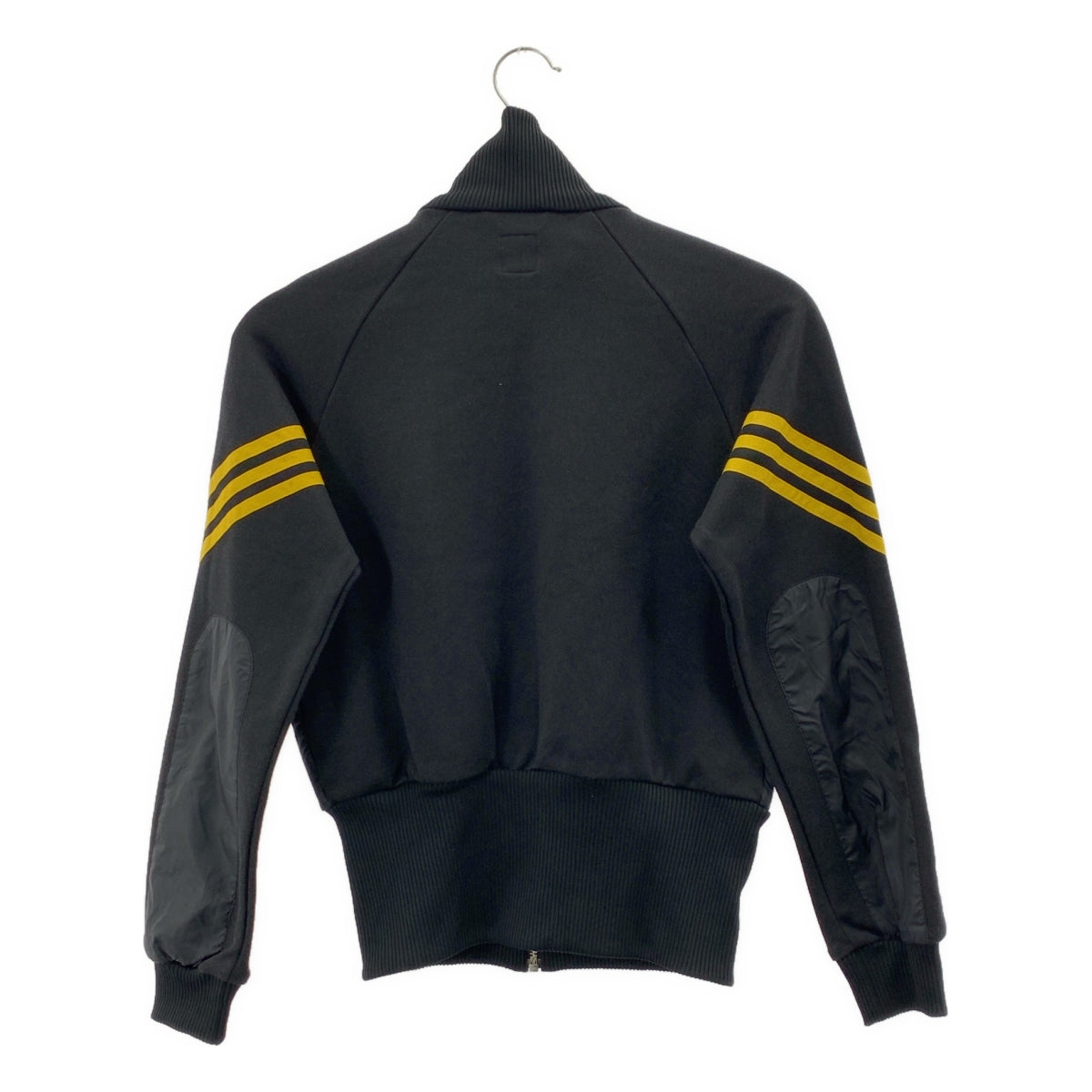 adidas / アディダス | 異素材 トラック ジャケット | S | ブラック/イエロー | レディース