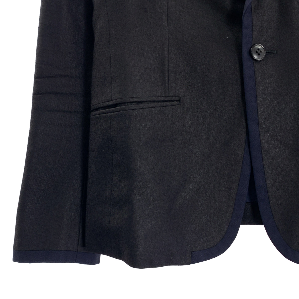 Drawer ドゥロワー　テーラードジャケット　コート（新品・未使用品） DRAWER 美品 Drawer ドゥロワー WO/MO FRESCO TLDJK ウール