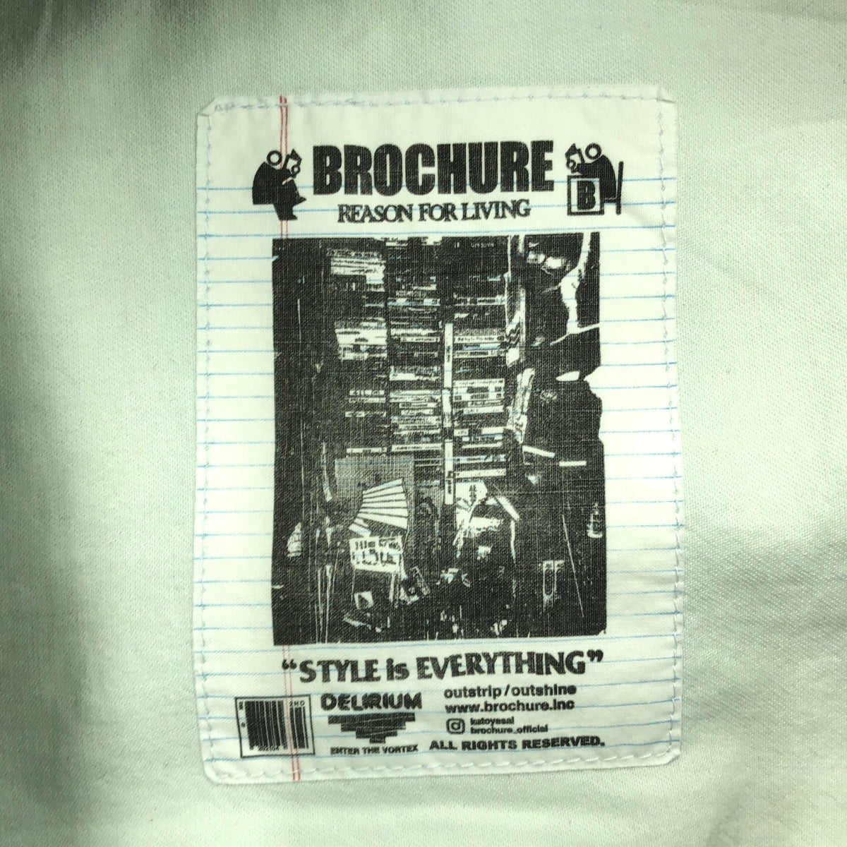 BROCHURE / 브로슈어 | DENIM 6PKT / 드로스트링 데님 카고 팬츠 | S | Indigo | 남성