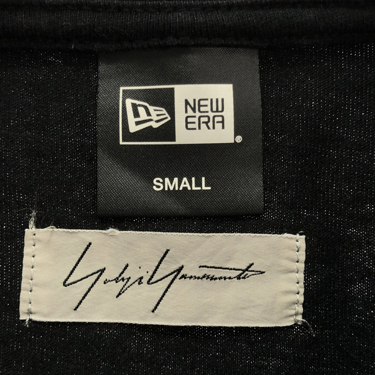 YOHJI YAMAMOTO / Yohji Yamamoto | × NEW ERA New Era collaboration logo embroidered long sleeve T-shirt | S | Black | Men's