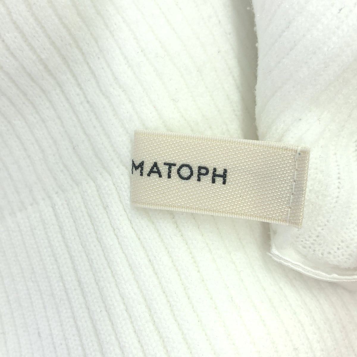 AEWEN MATOPH / イウエンマトフ | ニット バルーン ビスチェ | FREE | ホワイト | レディース