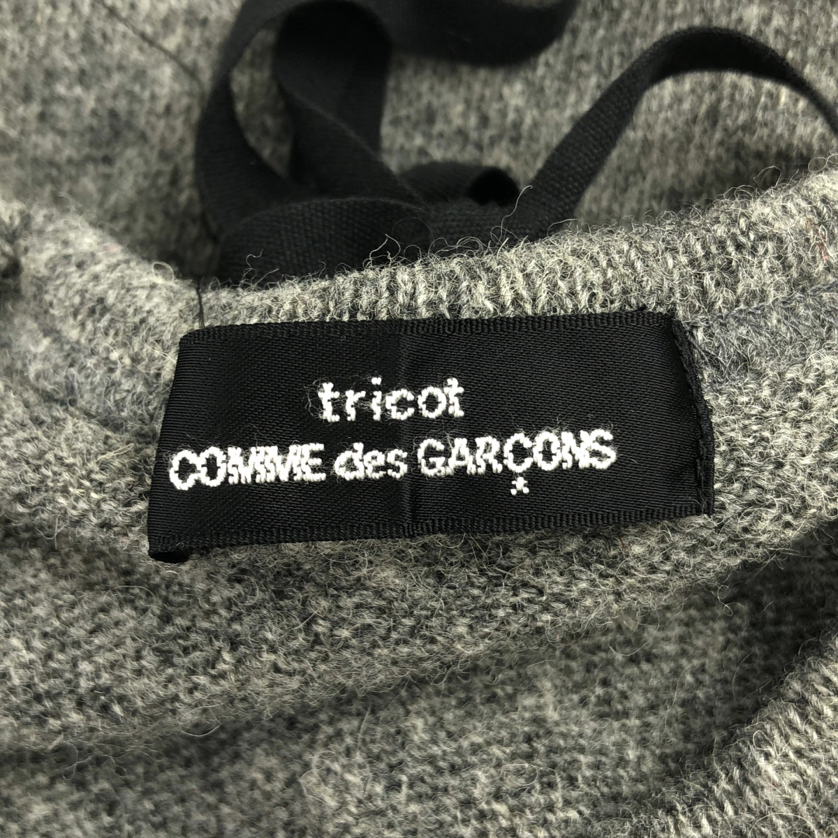 tricot COMME des GARCONS | 2006AW | 羊毛珍珠亮片針織 | F | 灰色 | 女款