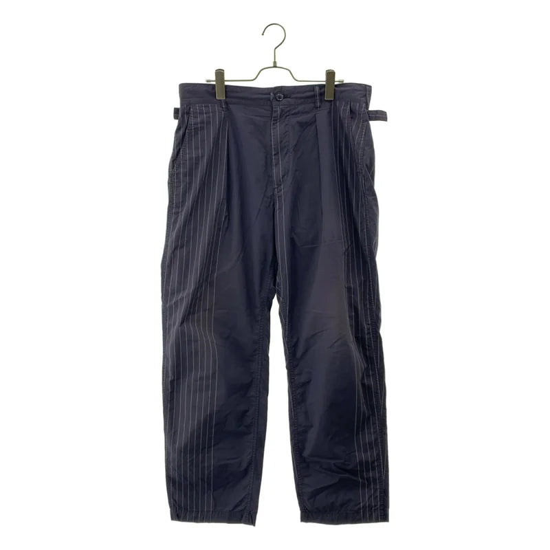 Engineered Garments / エンジニアドガーメンツ | コットン ナイロン ストライプ テーパードパンツ | M | メンズ