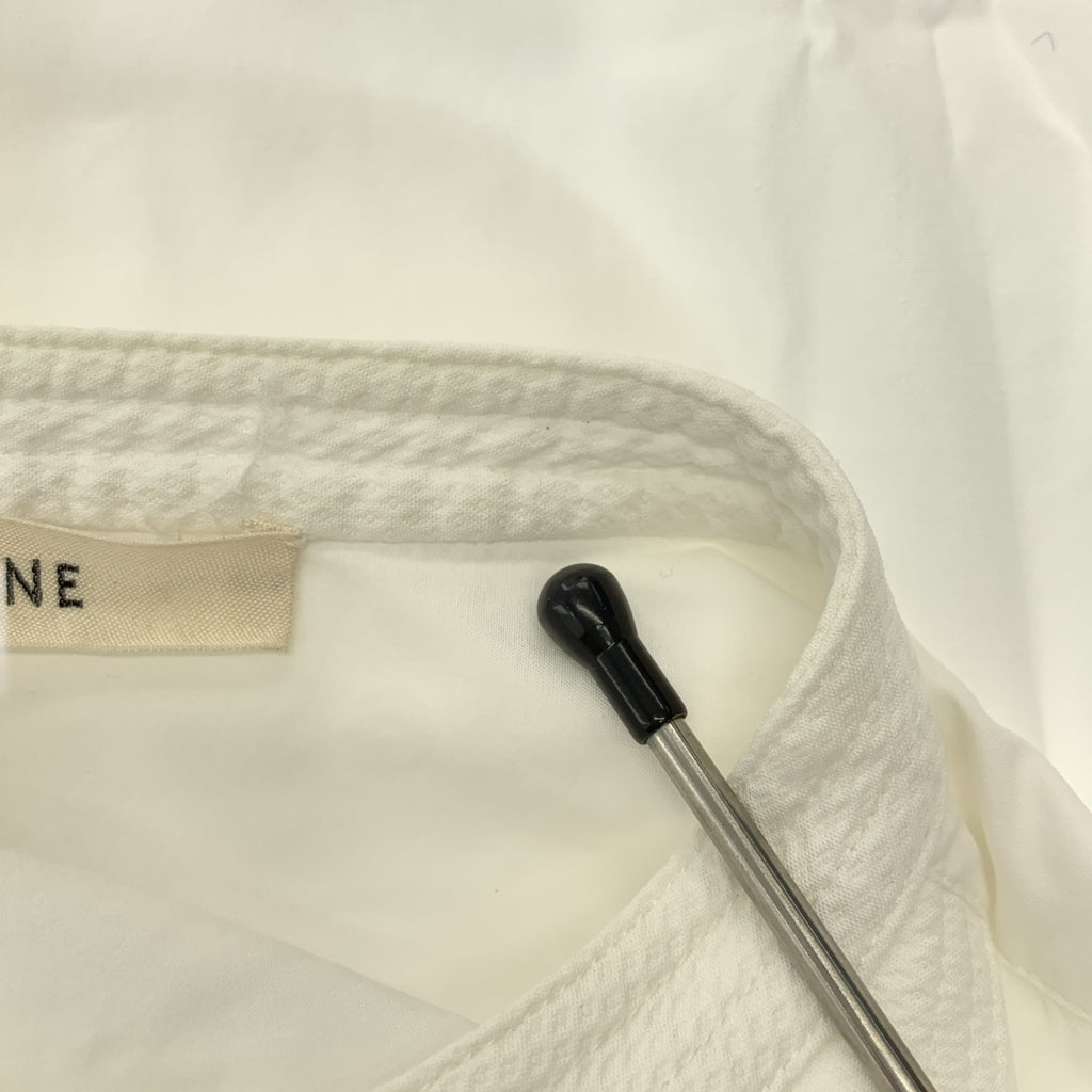 CELINE / 셀린느 | 피비기 밴드 컬러 턱시도 셔츠 | 34 | 여성