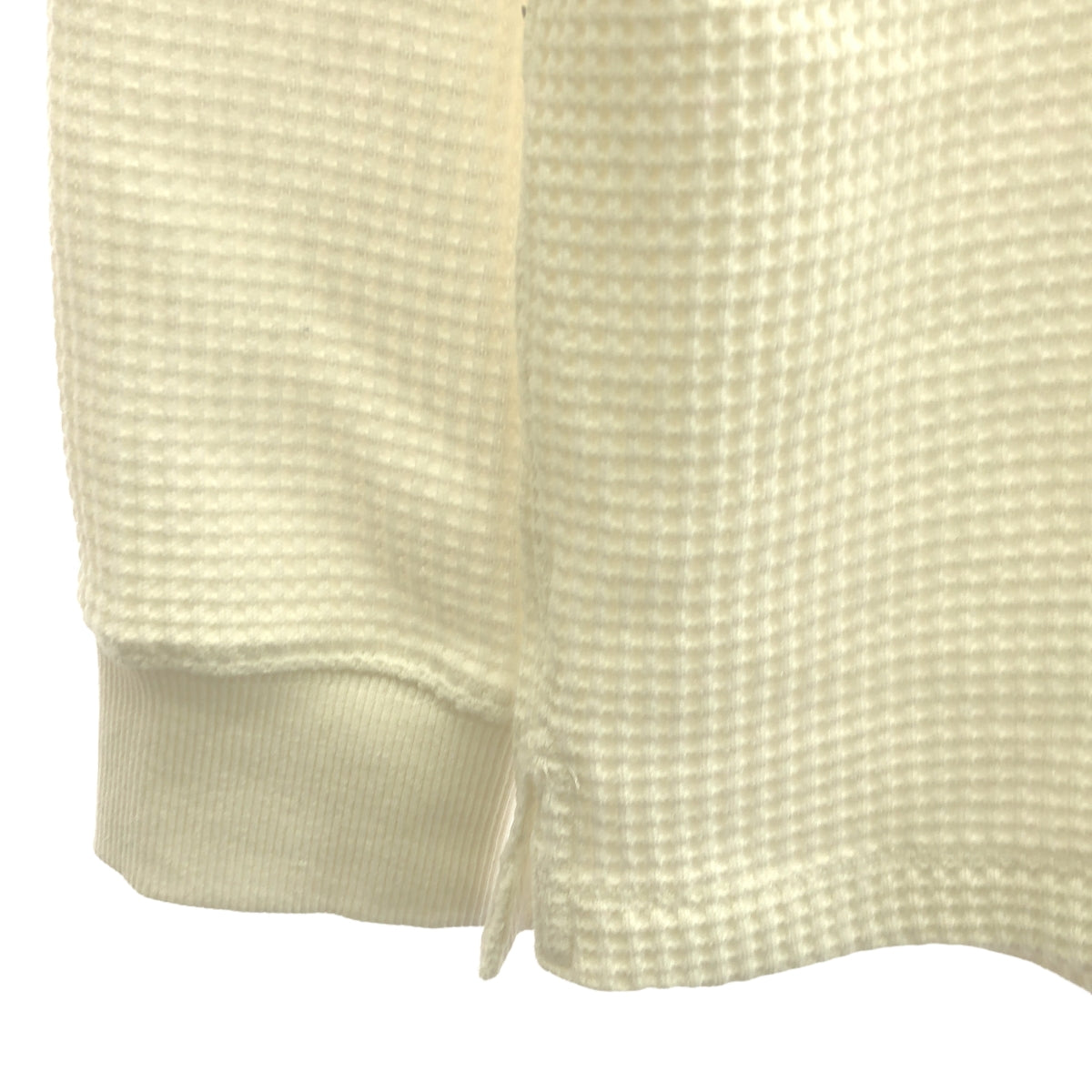 NANGA / 난가 | 에코 하이브리드 와플 롱 슬리브 TEE | S | 화이트 | 남성