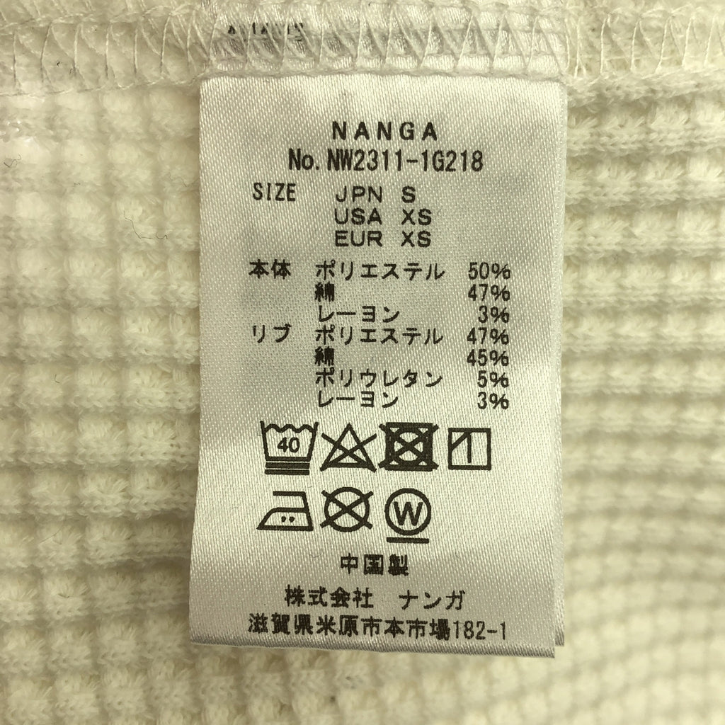 NANGA / ナンガ | エコハイブリッド ワッフル ロングスリーブ TEE | S | ホワイト | メンズ