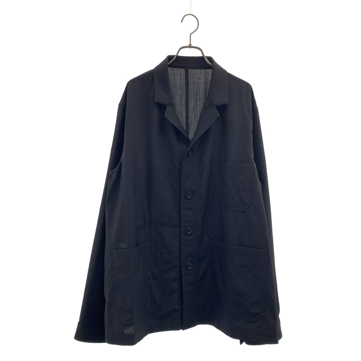 sacai / サカイ | 2025SS | Wool Silk Suiting Jacket / ロゴボタン ウールシルクスーチングジャケット | 3 | メンズ