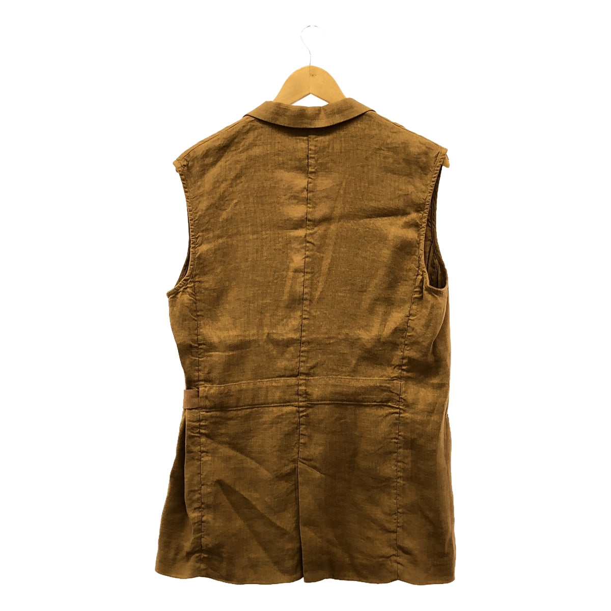 Spick and Span | 2021SS | Linen Basket Sleeveless Jacket | 36 | Women's