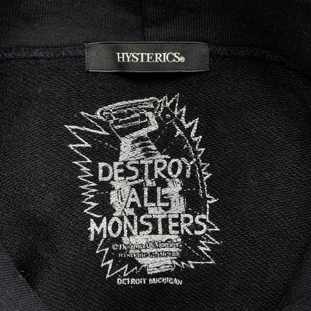 HYSTERIC GLAMOUR / ヒステリックグラマー | DESTROY ALL MONSTERS/MONSTER MADNESS / オーバーサイズ スウェット パーカー | F | レディース