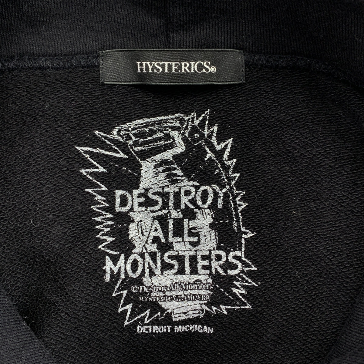 HYSTERIC GLAMOUR / ヒステリックグラマー | DESTROY ALL MONSTERS/MONSTER MADNESS / オーバーサイズ スウェット パーカー | F | レディース