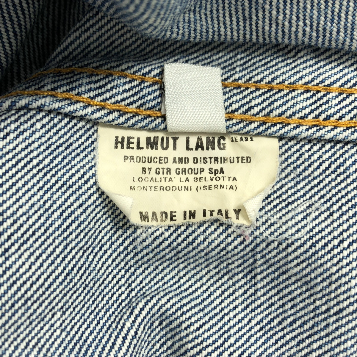 HELMUT LANG / ヘルムートラング | 本人期 CLASSIC DENIM デニムトラッカージャケット | 48 | メンズ