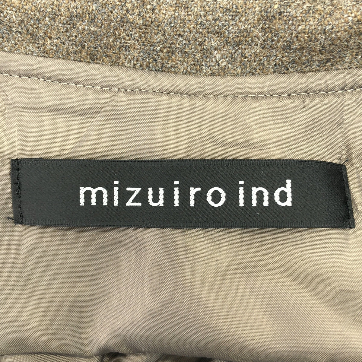 Mizuiroind / Mizuiroind | 米蘇羅林德帶口袋的羊毛超大披肩領長裙 | F |女性的