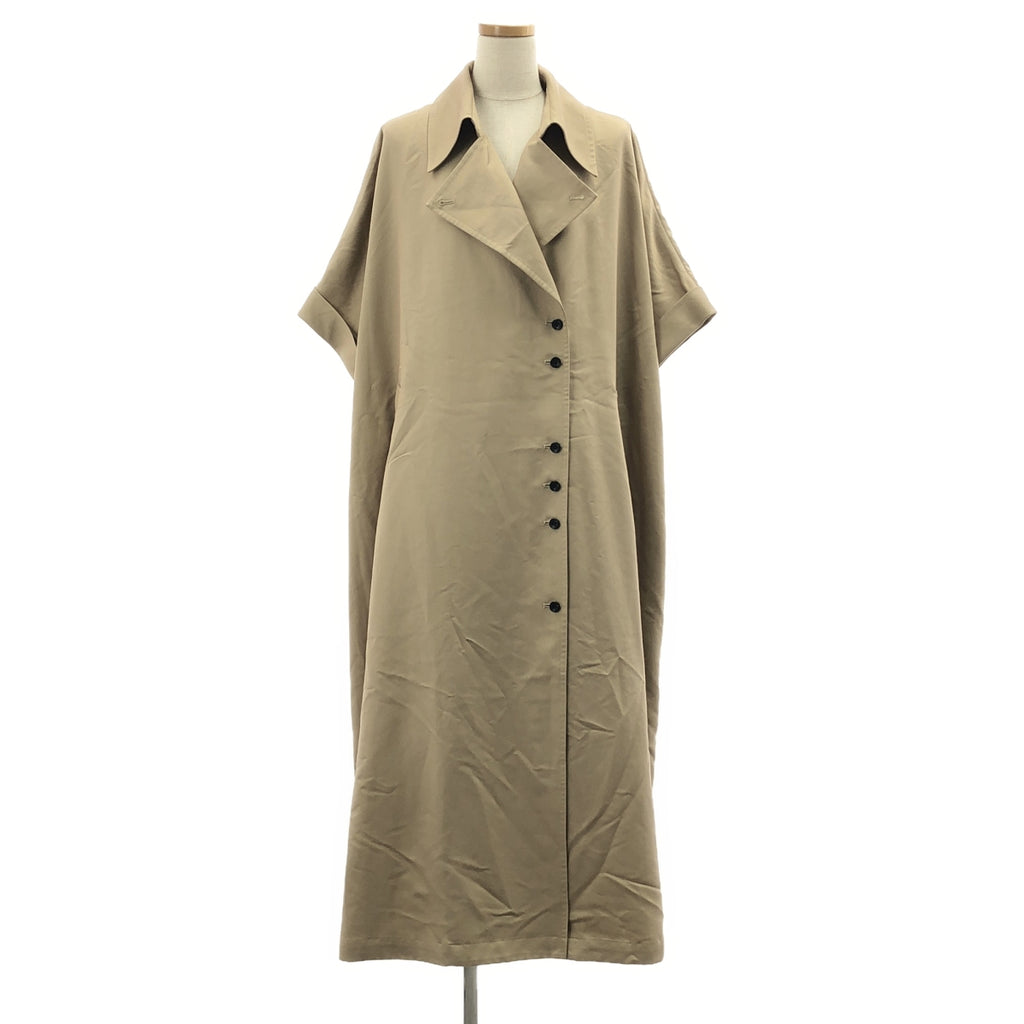 AMERI / 아메리 | TRENCH MULTI WAY LONG VEST 트렌치 멀티웨이 롱 베스트 코트 | M | 베이지 / 블랙 | 여성