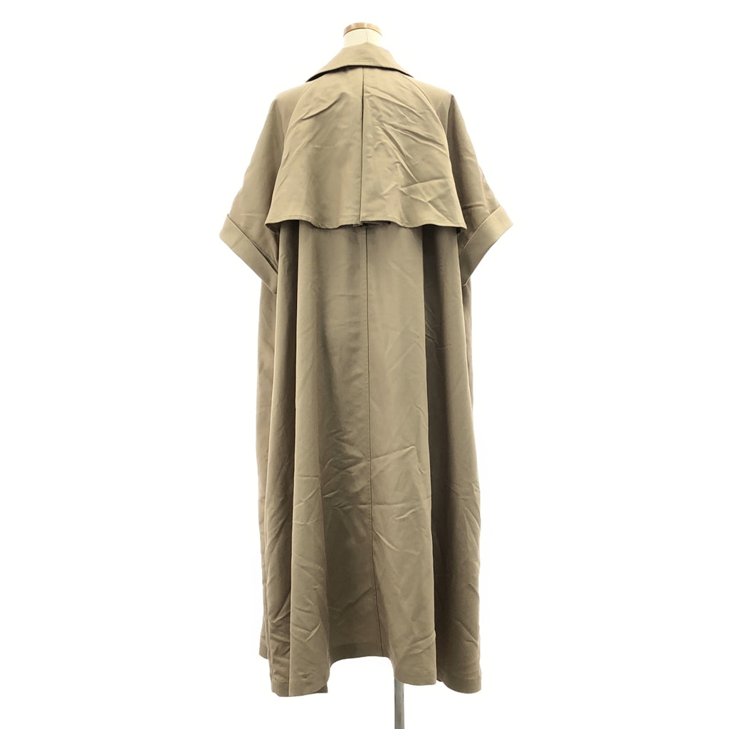 AMERI / 아메리 | TRENCH MULTI WAY LONG VEST 트렌치 멀티웨이 롱 베스트 코트 | M | 베이지 / 블랙 | 여성